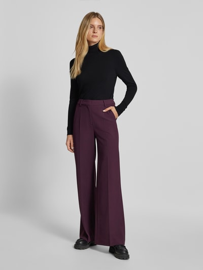 Peek & Cloppenburg Christian Berg WomanStrickpullover mit gerippten Abschlüssen in black