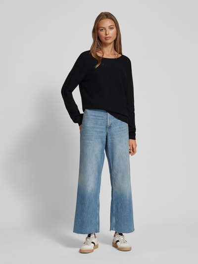 Peek & Cloppenburg Christian Berg WomanStrickpullover mit Rundhalsausschnitt in black