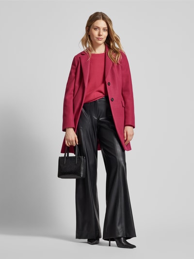 Peek & Cloppenburg Christian Berg WomanStrickpullover mit Rundhalsausschnitt in pink