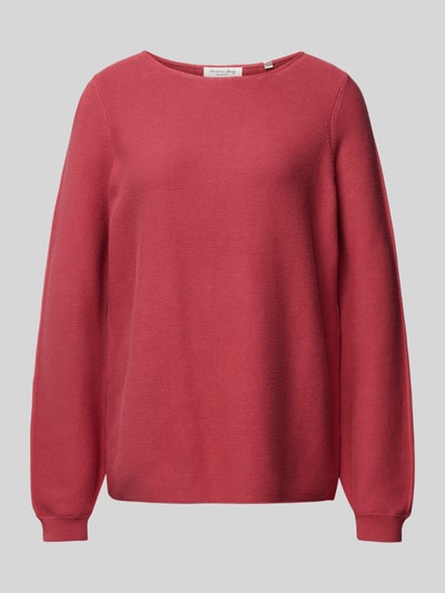 Peek & Cloppenburg Christian Berg WomanStrickpullover Mit Rundhalsausschnitt In Kirsche