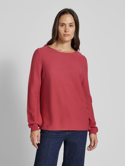 Peek & Cloppenburg Christian Berg WomanStrickpullover Mit Rundhalsausschnitt In Kirsche