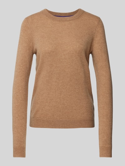 Peek & Cloppenburg Christian Berg WomanStrickpullover Mit Strukturmuster In Camel