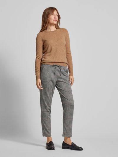 Peek & Cloppenburg Christian Berg WomanStrickpullover mit Strukturmuster in camel