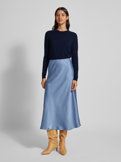 Peek & Cloppenburg Christian Berg WomanStrickpullover mit Strukturmuster in dunkelblau