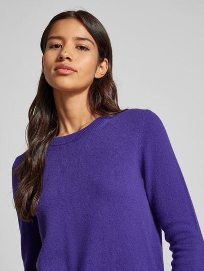 Peek & Cloppenburg Christian Berg WomanStrickpullover Mit Strukturmuster In Violett