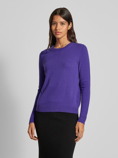 Peek & Cloppenburg Christian Berg WomanStrickpullover Mit Strukturmuster In Violett