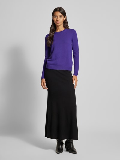 Peek & Cloppenburg Christian Berg WomanStrickpullover mit Strukturmuster in violett