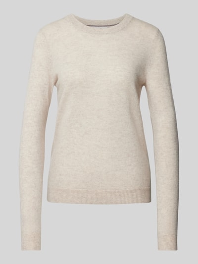Peek & Cloppenburg Christian Berg WomanStrickpullover Mit Strukturmuster In Beige Melange