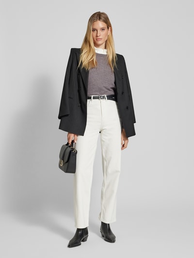 Peek & Cloppenburg Christian Berg WomanStrickpullover mit Strukturmuster in taupe melange