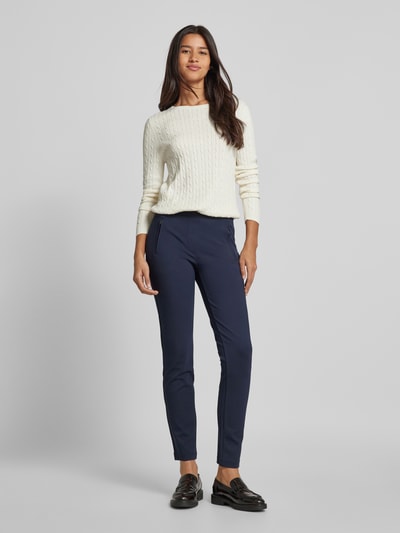 Peek & Cloppenburg Christian Berg WomanStrickpullover mit Zopfmuster in offwhite