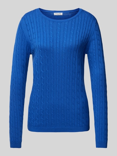 Peek & Cloppenburg Christian Berg WomanStrickpullover Mit Zopfmuster In Marine