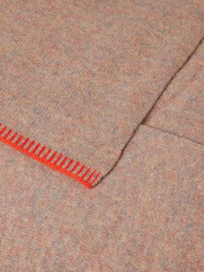 Peek & Cloppenburg Christian Berg WomanWollschal Mit Ziernähten In Sand Melange