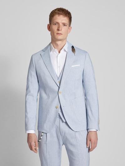 Peek & Cloppenburg CinqueAnzug In Melange-Optik Modell 'SOPO' In Hellblau