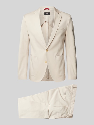 Peek & Cloppenburg CinqueAnzug Mit Aufgesetzten Eingrifftaschen Modell 'Tinto' In Sand