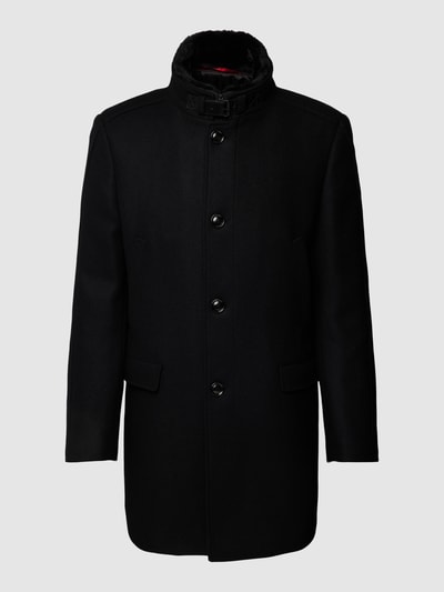 Peek & Cloppenburg CinqueMantel Mit Innenfutter Aus Kunstfell Modell 'Taste' In Black