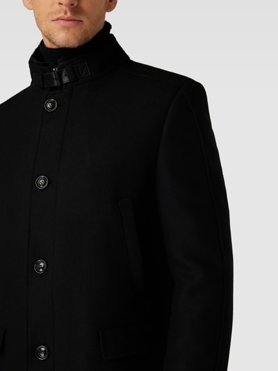 Peek & Cloppenburg CinqueMantel Mit Innenfutter Aus Kunstfell Modell 'Taste' In Black