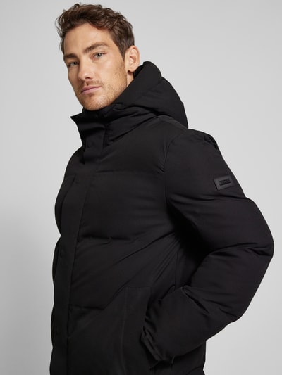 Peek & Cloppenburg CinqueMantel Mit Kapuze Modell 'Thermal' In Black