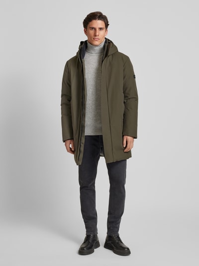 Peek & Cloppenburg CinqueSteppmantel mit Stehkragen Modell 'Activator' in oliv