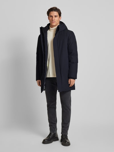 Peek & Cloppenburg CinqueSteppmantel mit Stehkragen Modell 'Activator' in marine