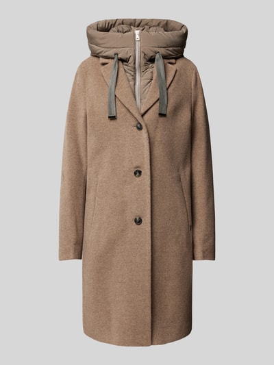 Peek & Cloppenburg CinqueWollmantel Im Double-Layer-Look Modell 'MIRACLE' In Taupe