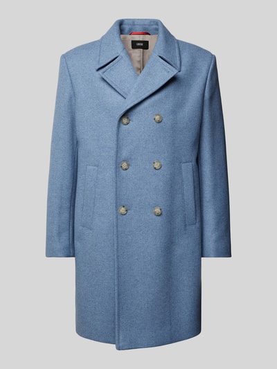 Peek & Cloppenburg CinqueWollmantel Mit Seitlichen Eingrifftaschen Modell 'VALID' In Hellblau