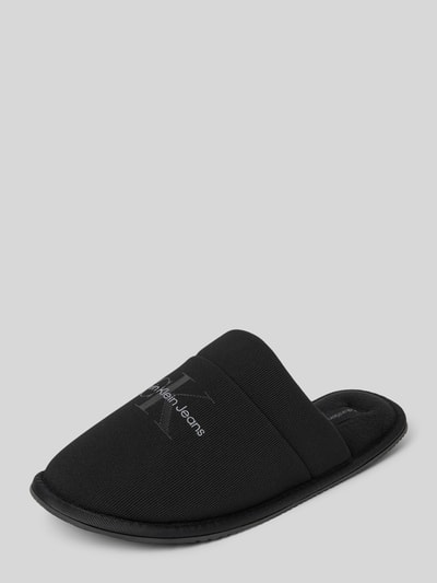 Peek & Cloppenburg CK Calvin KleinHausschuhe mit Label-Print Modell 'HOTEL' in black