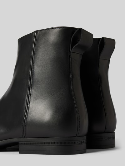 Peek & Cloppenburg CK Calvin KleinLederboots Mit Reißverschluss In Black