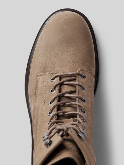 Peek & Cloppenburg CK Calvin KleinLederboots Mit Reißverschluss Modell 'LACE UP' In Beige