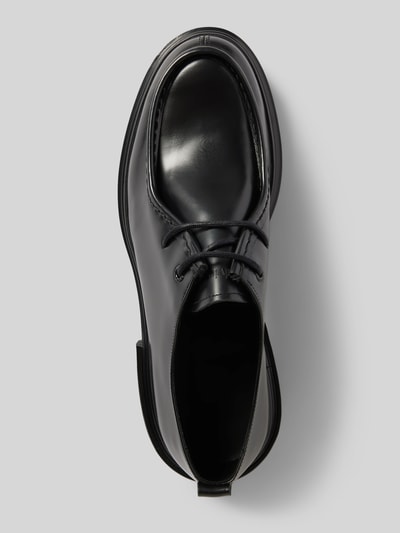 Peek & Cloppenburg CK Calvin KleinLederderby Mit Label-Schriftzug Modell 'LACE UP APRON BRUSH OFF' In Black