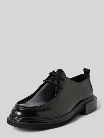 Peek & Cloppenburg CK Calvin KleinLederderby mit Label-Schriftzug Modell 'LACE UP APRON BRUSH OFF' in black