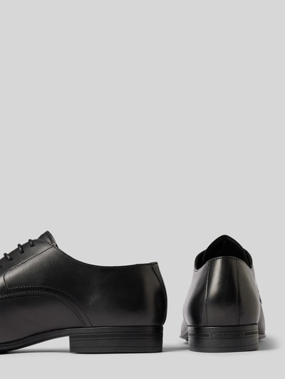 Peek & Cloppenburg CK Calvin KleinLederderby Mit Ziernaht Modell 'CAP TOE' In Black