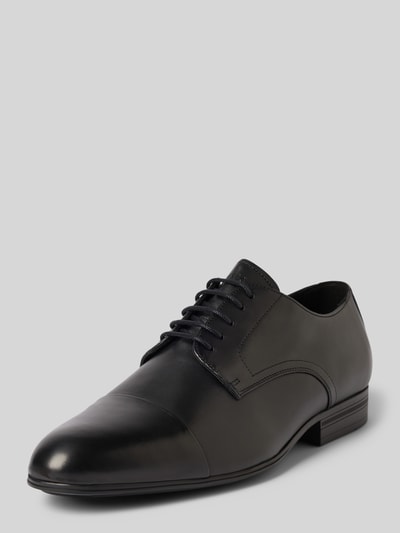 Peek & Cloppenburg CK Calvin KleinLederderby mit Ziernaht Modell 'CAP TOE' in black