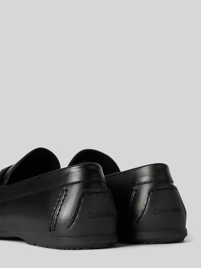 Peek & Cloppenburg CK Calvin KleinLederloafers Mit Label-Applikation Modell 'DRIVER' In Black