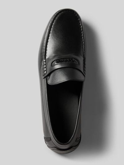 Peek & Cloppenburg CK Calvin KleinLederloafers Mit Label-Applikation Modell 'DRIVER' In Black