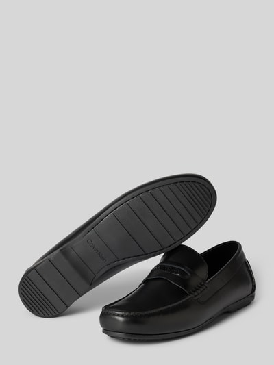 Peek & Cloppenburg CK Calvin KleinLederloafers Mit Label-Applikation Modell 'DRIVER' In Black