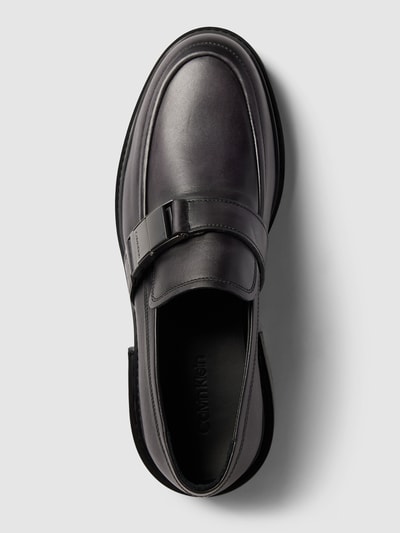 Peek & Cloppenburg CK Calvin KleinMokassins Aus Leder Mit Schnalle In Black