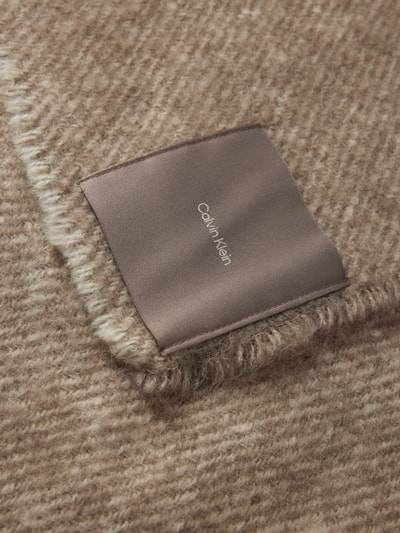 Peek & Cloppenburg CK Calvin KleinSchal Mit Fransen Modell 'CONCRETE' In Taupe