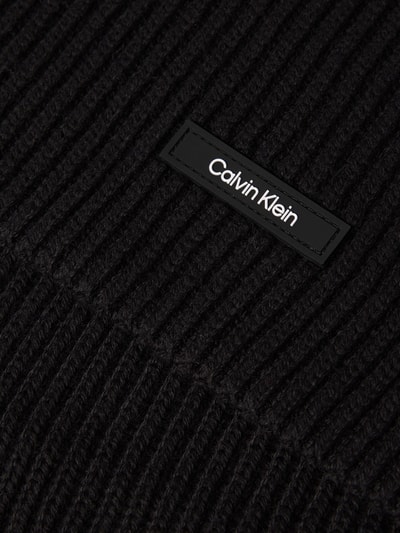 Peek & Cloppenburg CK Calvin KleinSet Aus Schal Und Mütze Mit Label-Detail In Black