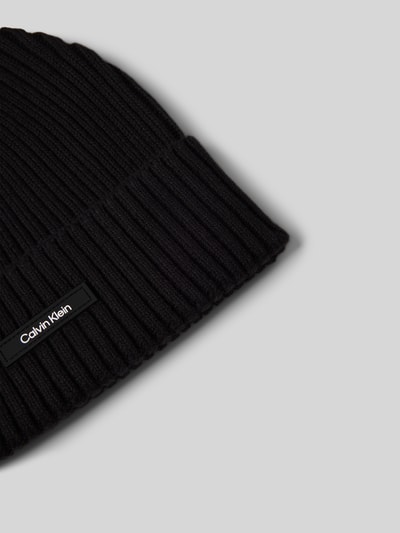 Peek & Cloppenburg CK Calvin KleinSet Aus Schal Und Mütze Mit Label-Detail In Black
