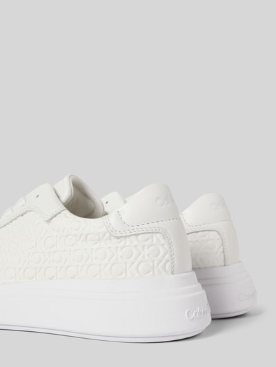 Peek & Cloppenburg CK Calvin KleinSneaker Mit Label-Muster In Weiss