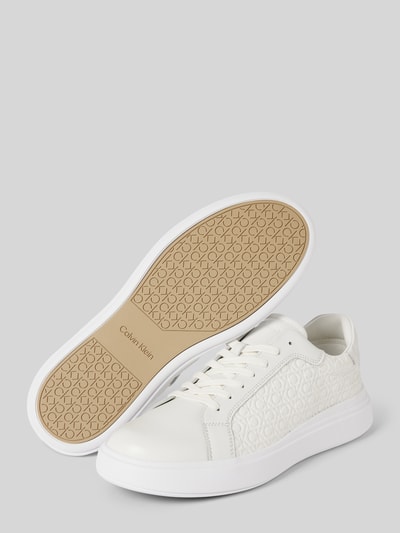 Peek & Cloppenburg CK Calvin KleinSneaker Mit Label-Muster In Weiss