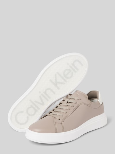 Peek & Cloppenburg CK Calvin KleinSneaker Mit Schnürung In Unifarbenem Design In Beige