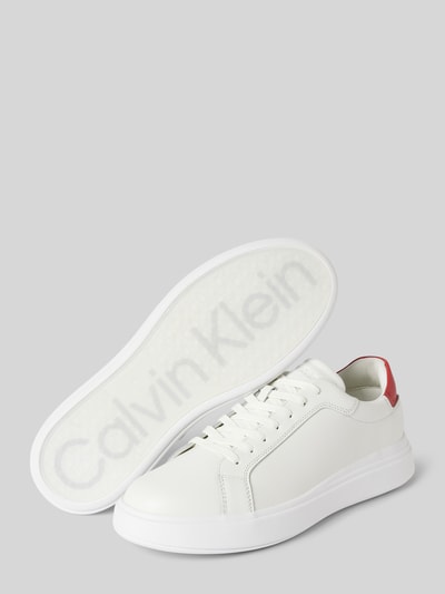 Peek & Cloppenburg CK Calvin KleinSneaker Mit Schnürung In Unifarbenem Design In Weiss