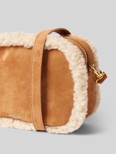 Peek & Cloppenburg CoccinelleHandtasche Mit Label-Applikation Modell 'TEBE' In Cognac