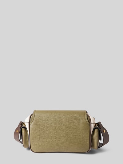 Peek & Cloppenburg CoccinelleHandtasche Mit Label-Print Modell 'CAMPUSTRICOLOR' In Oliv