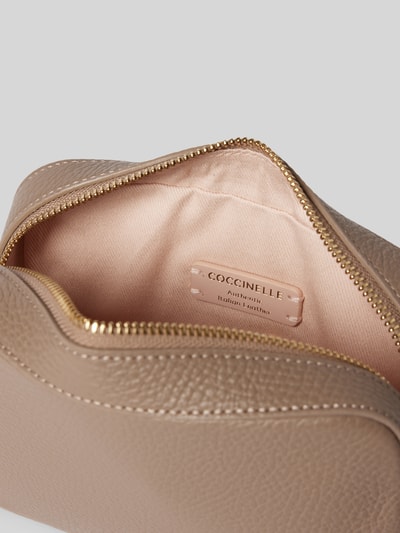 Peek & Cloppenburg CoccinelleHandtasche Mit Label-Print Modell 'TEBE' In Taupe