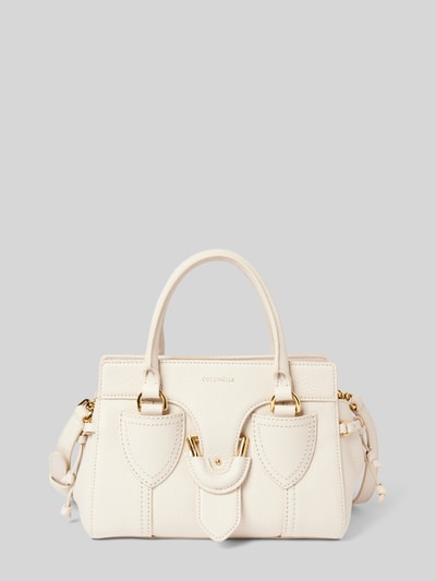 Peek & Cloppenburg CoccinelleHandtasche Mit Label-Print Modell 'YORK' In Ecru