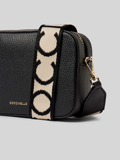 Peek & Cloppenburg CoccinelleLederumhängetasche Mit Label-Schriftzug Modell 'TEBE' In Black