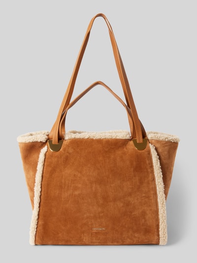 Peek & Cloppenburg CoccinelleShopper Mit Label-Applikation Modell 'OLIVER' In Cognac