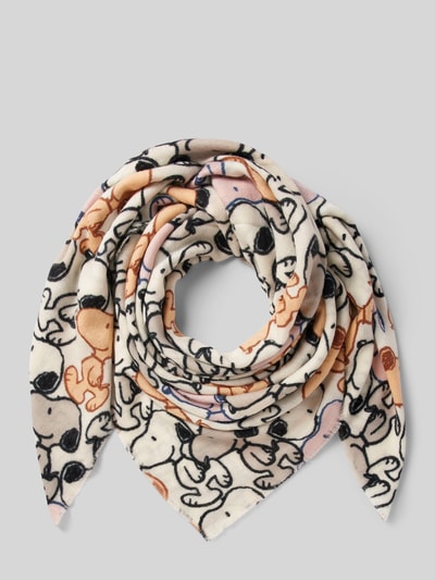 Peek & Cloppenburg CodelloSchal aus Kaschmir mit Fransen Modell 'HACHIKO' in offwhite